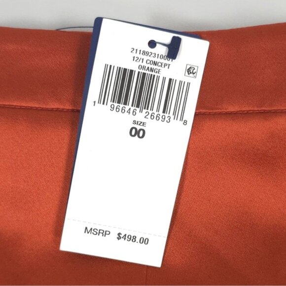 NWT POLO RALPH LAUREN 100% Silk Charmeuse Straight‎ Dress Pants Satin Size 00 - Picture 16 of 16